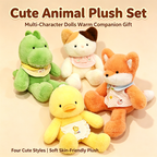 Cute Animal Plush Set