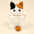 A group of plush cat dolls