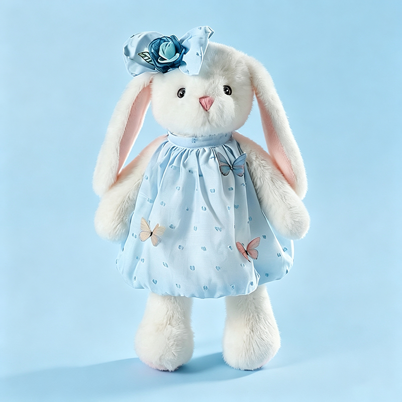 Butterfly-skirt lop-eared rabbit dream team