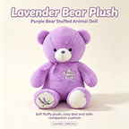 Lavender Bear Plush