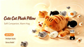 Lying Cat Pillow Plush