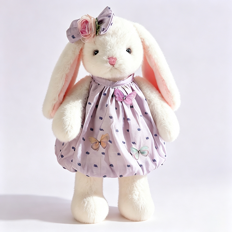 Butterfly-skirt lop-eared rabbit dream team